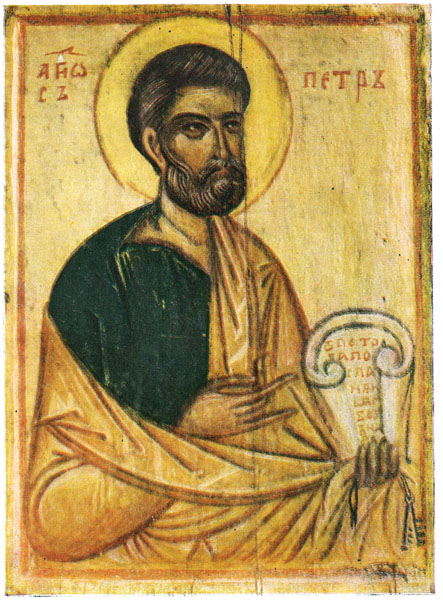 Икона «Апостол Петр» из деревни Вегорукса